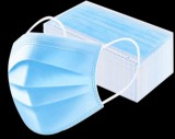 Hygiene Mundschutz  blau 50St.