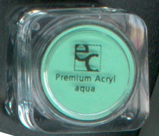 Coloured Premium Acryl Powder aqua, 3,5g