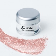 UV Gel Glitter apricose, 5ml