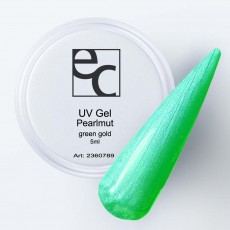 UV Gel Pearl green gold, 5ml