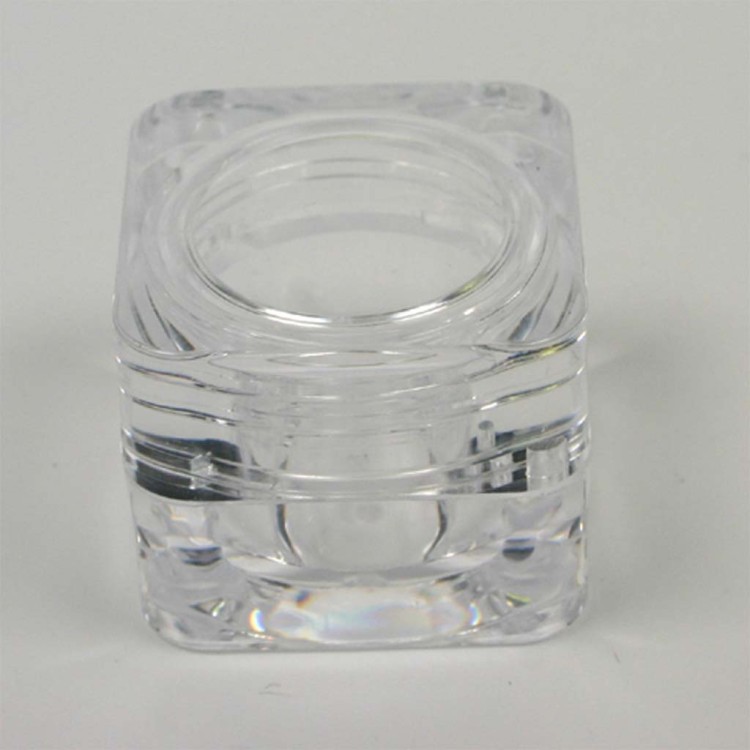 Acryldöschen leer mit deckel 10st.