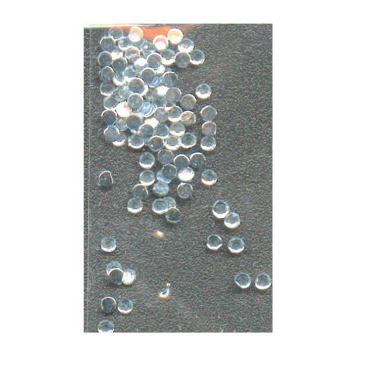 Strassteine silber rund 150St.