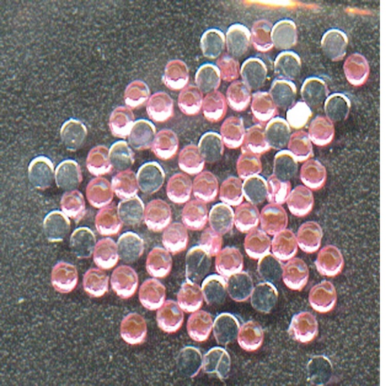 Strassteine rose rund 150St.
