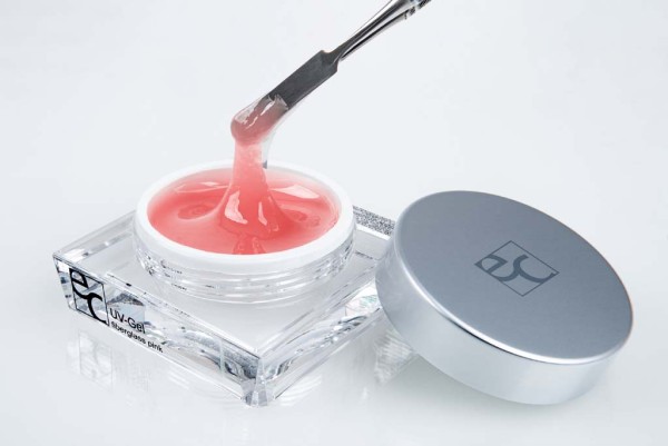 "New // UV Gel Fiberglass pink