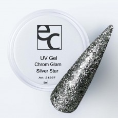 UV Gel  Chrom Glam Silver Star 5ml