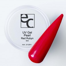 UV Gel  pearl Red Rubyn, 5ml