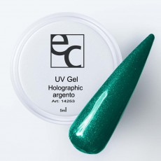 UV Gel Holographic argento 5ml