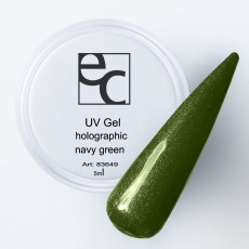 UV Gel Holographic navy green 5ml