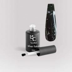 Top Coat silver flakes 10ml