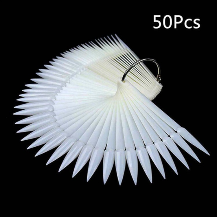 Tipfächer Stiletto mit 50 Präsentations Stäbchen