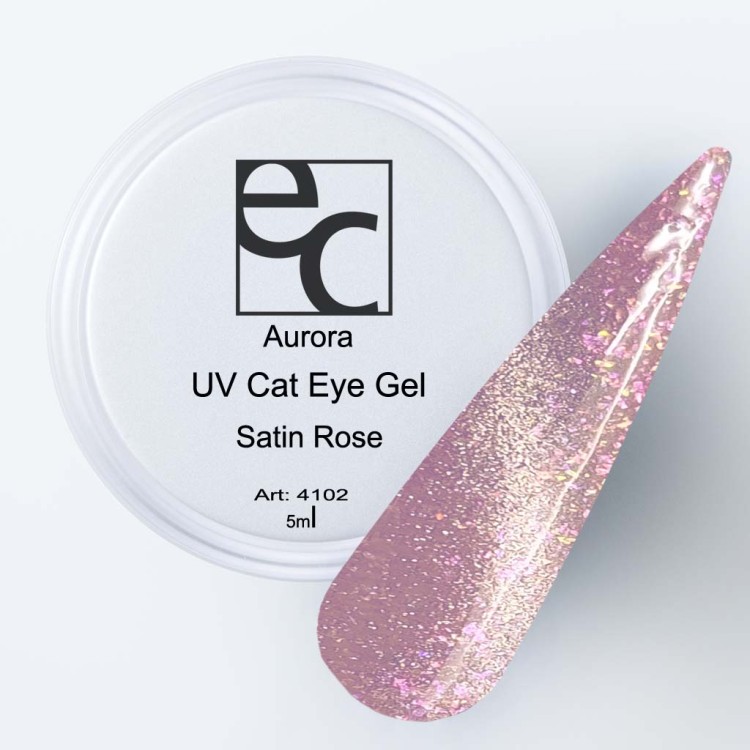 Aurora Cat Eye Gel Satin Rose 5ml