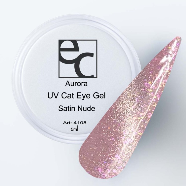 Aurora Cat Eye Gel Satin Nude 5ml