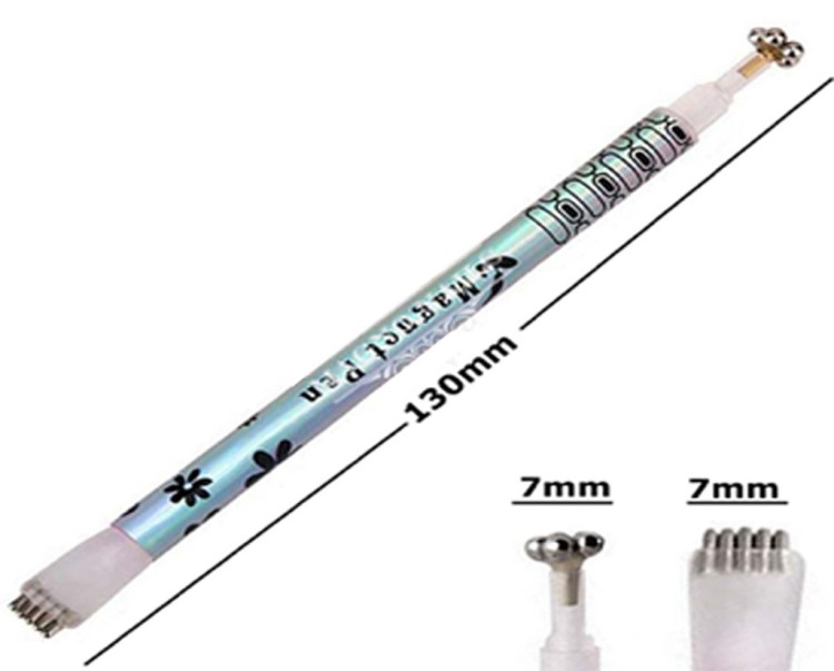 2 in 1 Magnet Stift - Magnet Pen silber