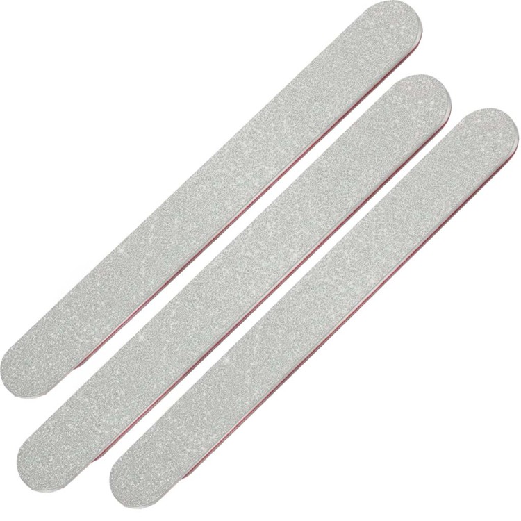 Profi-Nagelfeile Silber, Körnung 100/180
