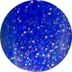 Premium Acrylpulver glitter blue, 3,5g