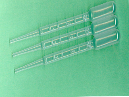 Pipette 3ml for easy dosage of liquids or powders