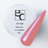 UV Gel force glitter rose 5ml