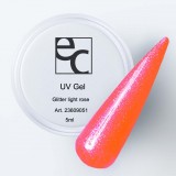 UV Gel Glitter light rosa 5ml