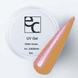 UV Gel force glitter brown 5ml