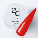 UV Gel force glitter orange 5ml