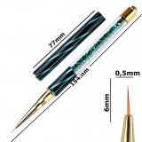 Cat Eye Designer Nail Art Brush 0.5mm