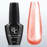 UV Gel Exotic Cat Eye Neon Peach 12ml