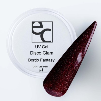 UV Gel disco glam bordo fantasy 5ml